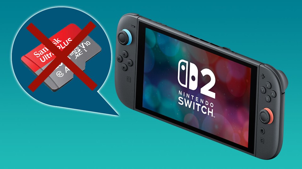 Funktioniert eure SDKarte bei der Switch 2 nicht, könnte es sich um das falsche Modell handeln.