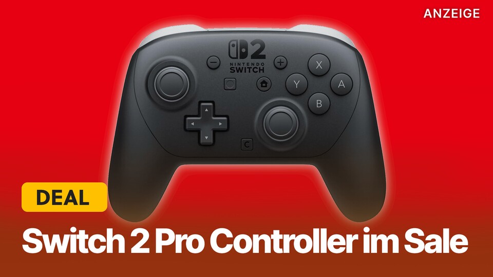 Die Joy-Con 2 Controller sind euch nicht gut genug? Dann könnt ihr euch jetzt den Switch 2 Pro Controller bei Amazon günstiger schnappen!