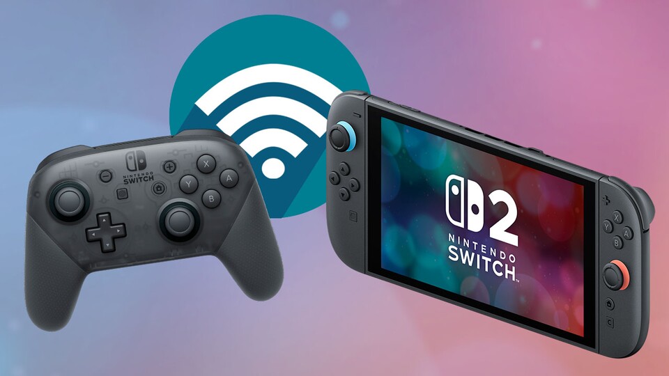So schließt ihr den alten und neuen Pro Controller an die Switch 2 an.