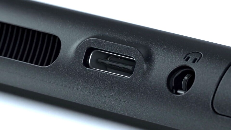 Neben dem Kopfhöreranschluss sitzt ein zweiter USB-C-Port an der Nintendo Switch 2.