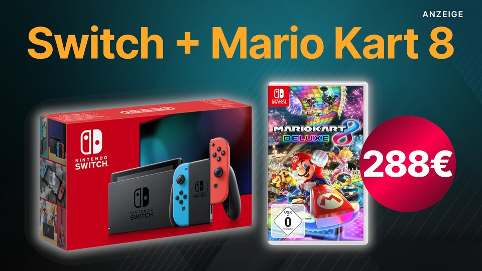 Die Nintendo Switch gibt es bei MediaMarkt und Saturn jetzt mit Mario Kart 8 Deluxe günstig im Angebot.