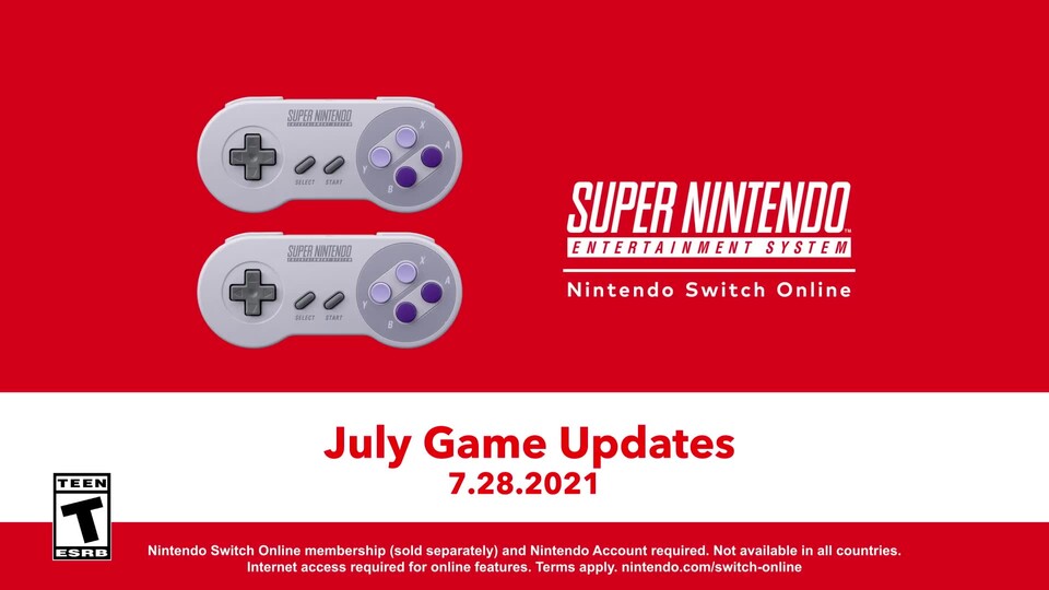 Switch Online - Neue Gratis-Spiele im Juli