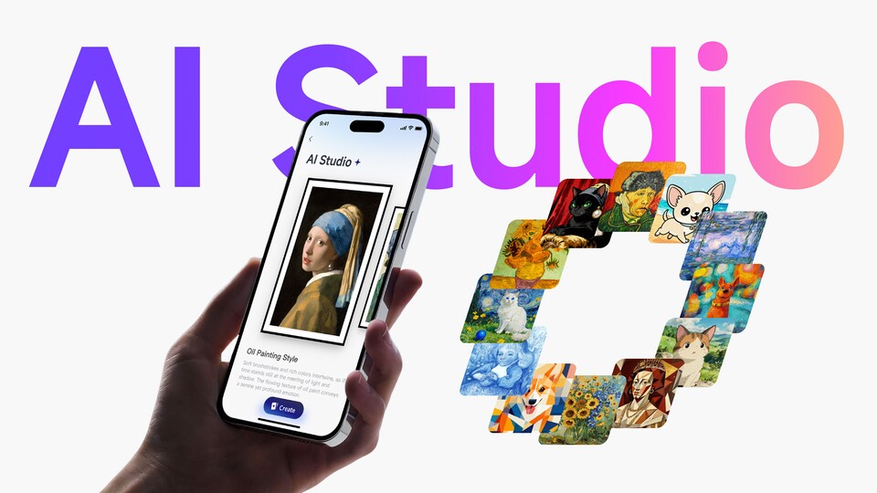 In der App werdet ihr selber zum Meister der Kunst. Setzt eure Kreativität auf dem Smart-Frame perfekt in Szene!