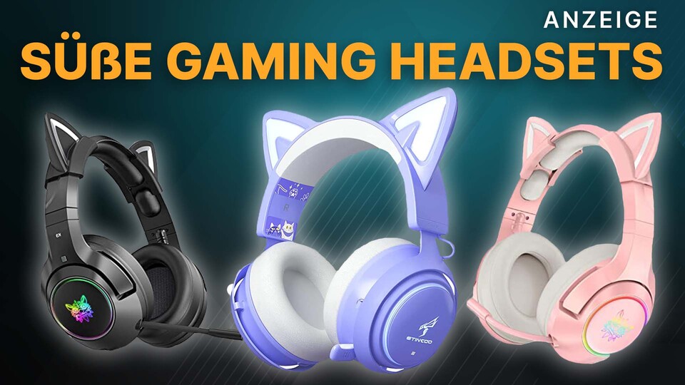 Diese drei super schönen Gaming-Headsets gibt es aktuell bei Amazon im Angebot.