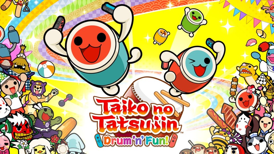 In Taiko no Tatsuhin: DrumnFun! müssen wir beweisen, dass wir Rhythmus im Blut haben.