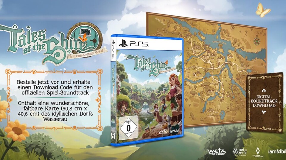 Durch die physischen Editionen von Tales of the Shire für PS5 und Nintendo Switch könnt ihr euch Extras sichern.