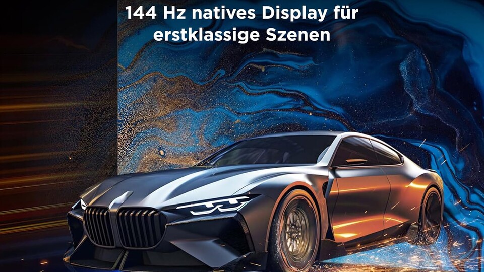Dank des 144Hz-Displays stellt der TCL C7K schnelle Bewegungen flüssig dar und ist deshalb hervorragend fürs Gaming geeignet.