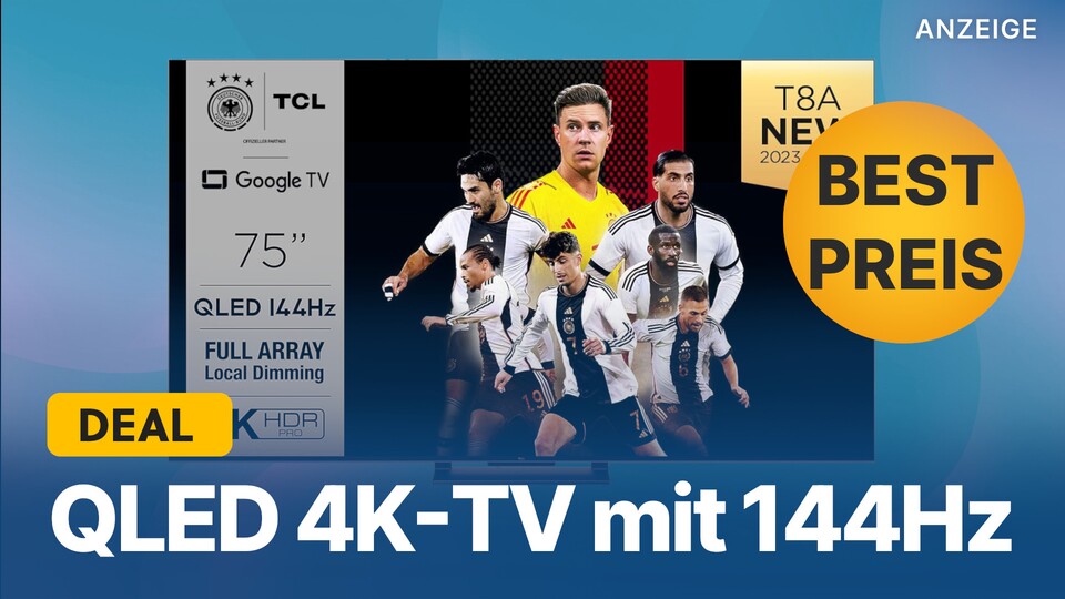 Bei Amazon könnt ihr euch jetzt einen 75 Zoll QLED 4K-TV zum Schnäppchenpreis sichern.