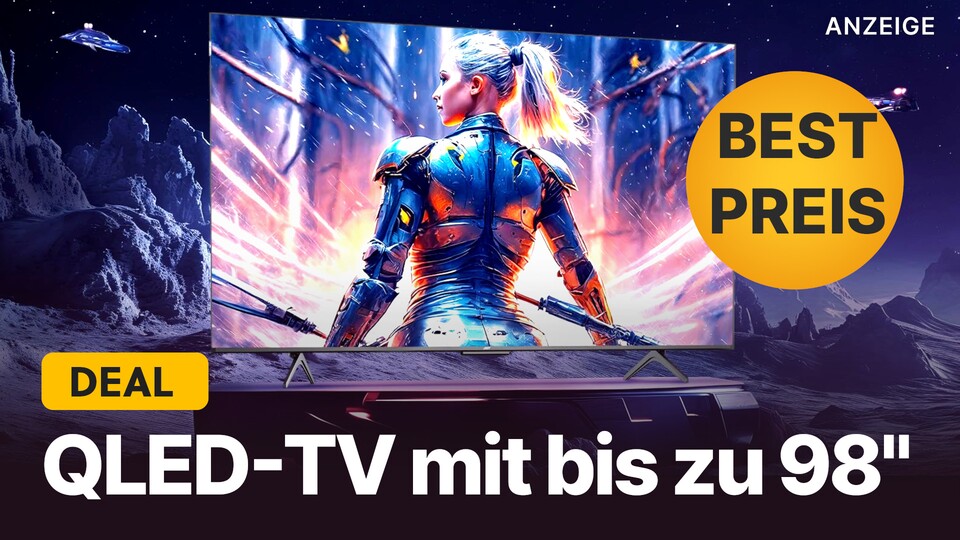 Bei Amazon gibts diesen tollen QLED 4K-Fernseher jetzt in Größen von 55 bis 98 Zoll zum Bestpreis.