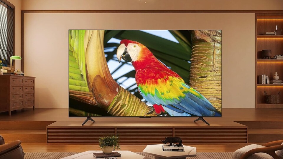 Für seinen Preis bietet der 4K-TV TCL T8B ein gutes Bild, insbesondere überzeugt er durch akkurate und strahlende Farben.