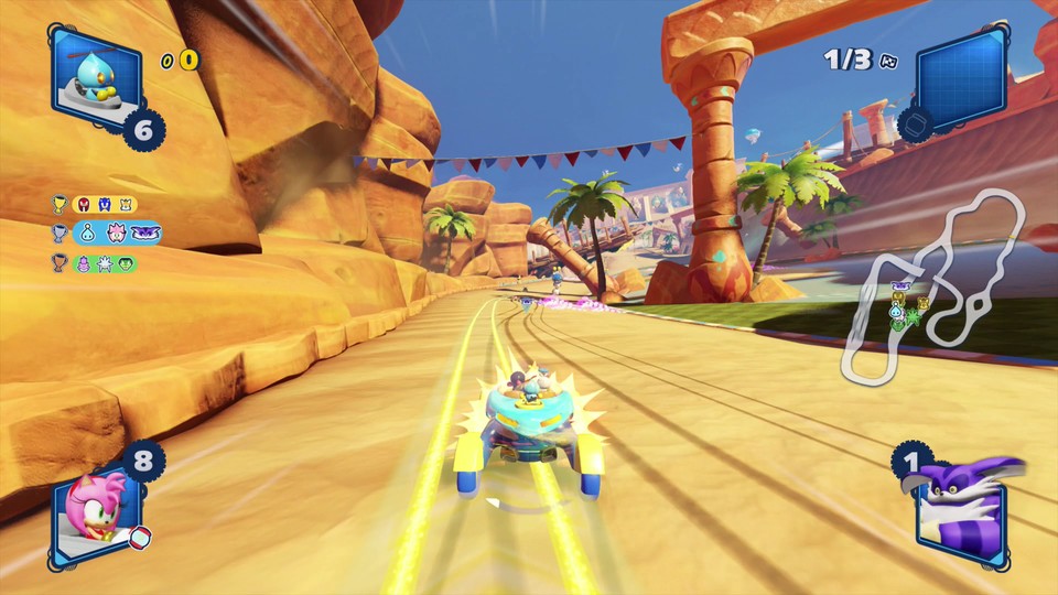 Team Sonic Racing ist eine spaßige Alternative zu Mario Kart.