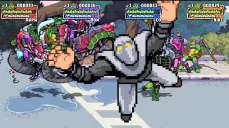 Wie im gefeierten Originalspiel fliegen euch auch in Shredder’s Revenge die Foot Soldier direkt ins Gesicht.
