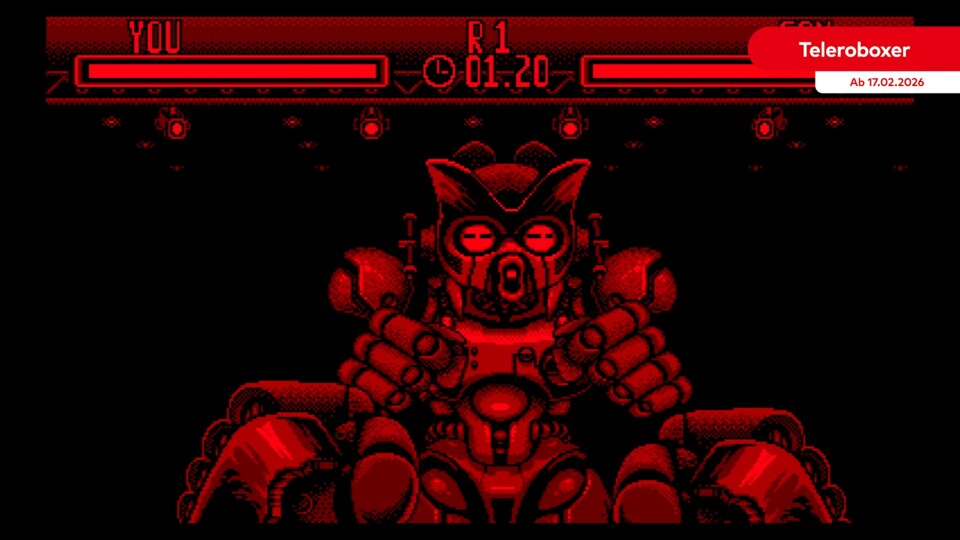 In Teleroboxer boxt ihr aus der First-Person-Perspektive.