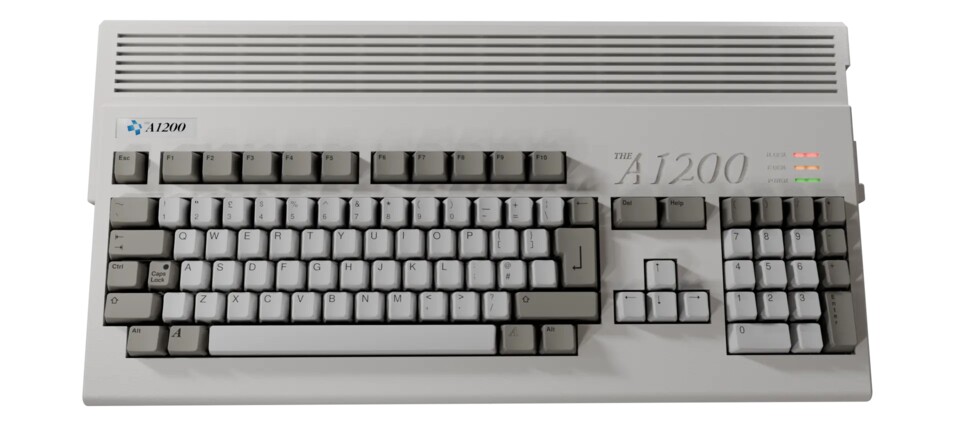 Die Tastatur des A1200 ist voll funktionsfähig.