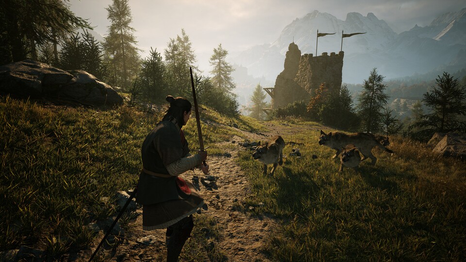 Die mittelalterliche Open World ist sehr hübsch anzusehen, die wahren Highlights des Rollenspiels sind aber die Story und die Atmosphäre.