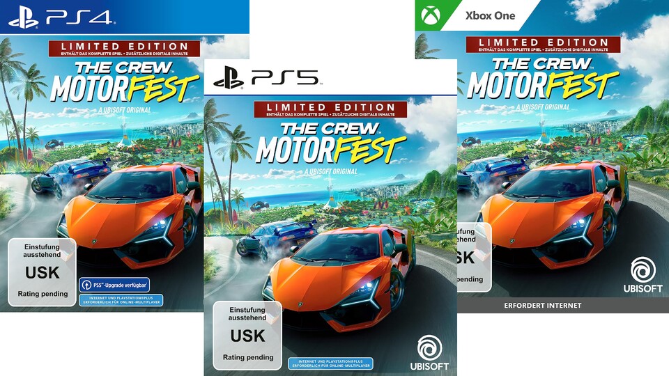 Die Limited Edition von The Crew Motorfest gibt es bislang nur bei Amazon.