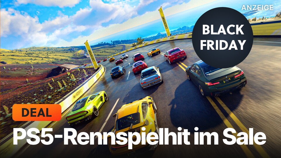 Im Amazon Black Friday Sale gibt es jetzt schon Rennspielhits für PS5 günstiger.