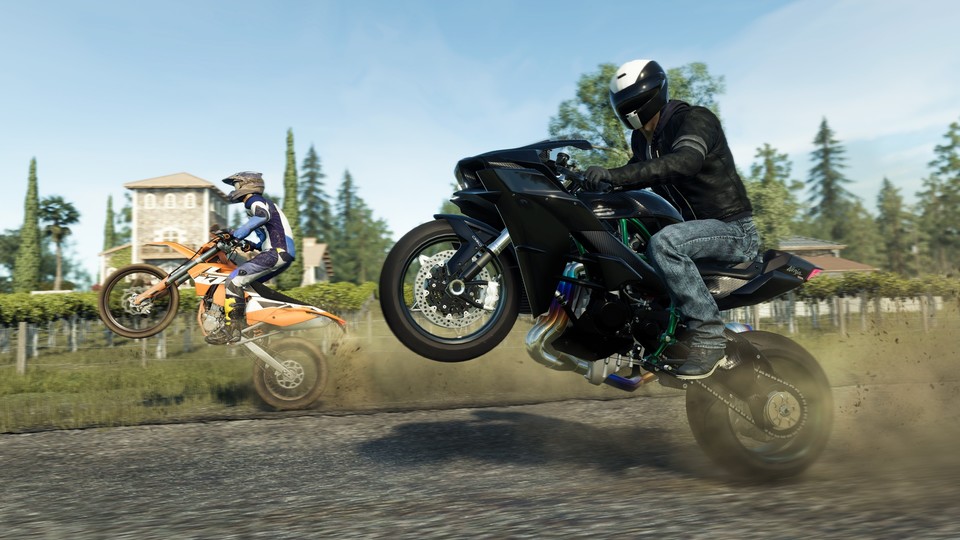 The Crew: Wild Run bringt nicht nur neue Fahrzeugklassen, wie die Motorräder.