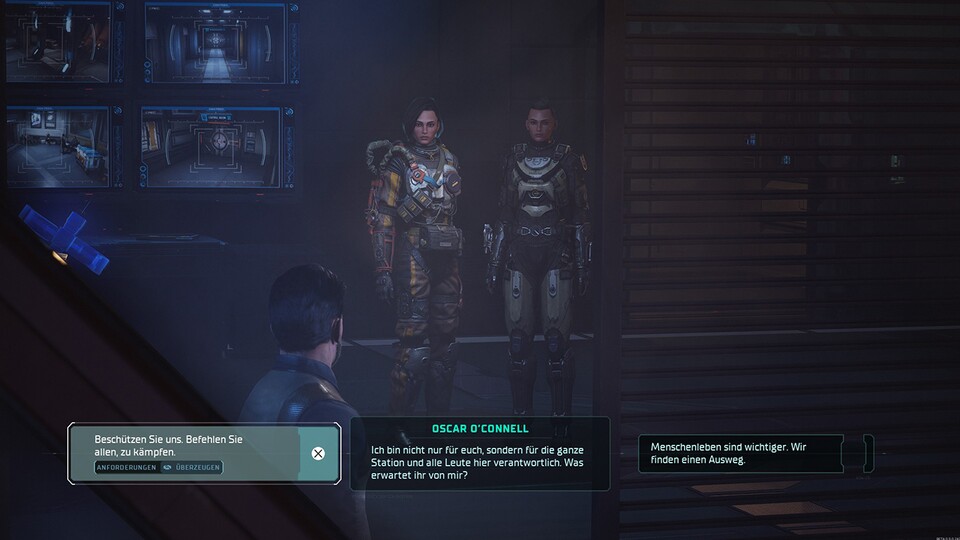 Damit Boss OConnell mir überhaupt hilft, muss mein Überzeugen-Wert gut genug sein.