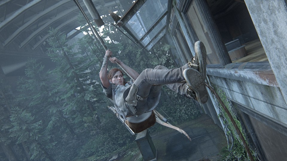 The Last of Us 2 bietet immerhin die Möglichkeit, Kletterpassagen wie diese zu überspringen.