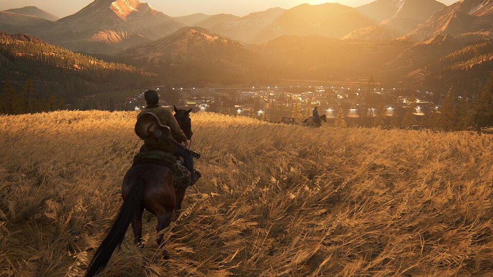 Draußen in den freien Landschaften sieht die Postapokalypse von The Last of Us 2 wunderschön aus.