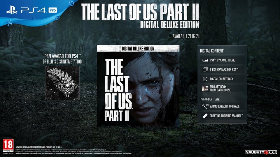 Die Digital Deluxe Edition von The Last of Us 2