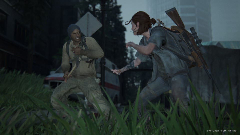 The Last of Us 2 setzt auf eine ausgefeiltere Nahkampf-Mechanik inklusive Ausweichtaste.