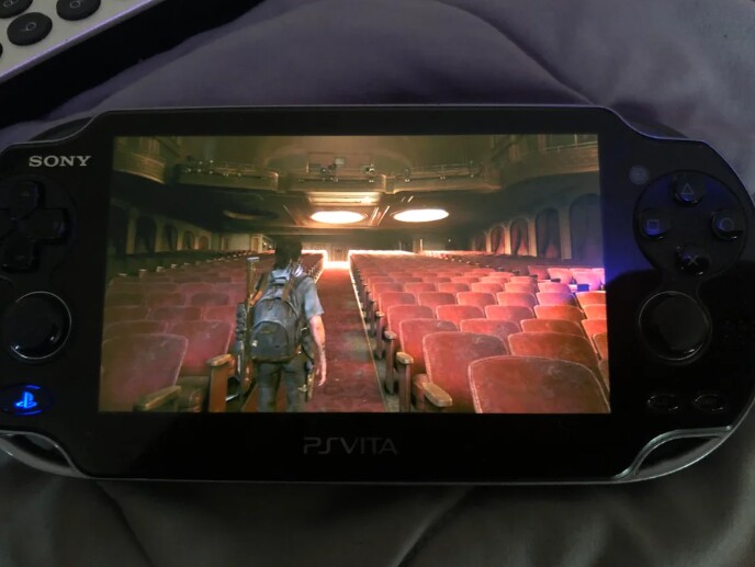The Last of Us 2 via Remote Play auf PS Vita.
