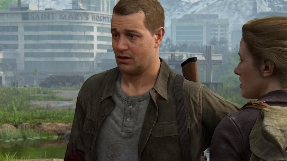 Das ist Abbys Vater im Spiel.