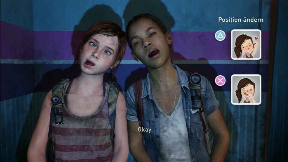 Eine der stärksten Momente in The Last of Us: Ellie und Riley in der Fotobox.