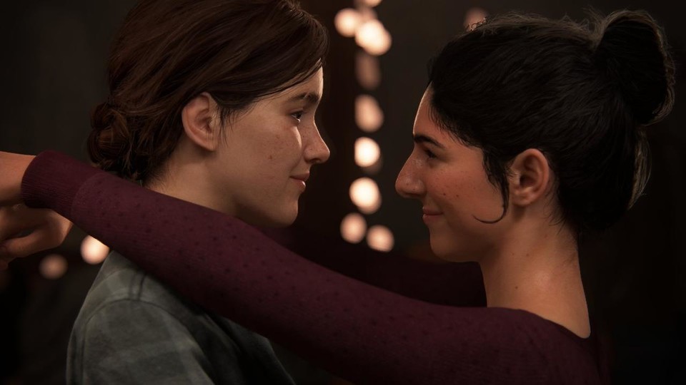 Dina in The Last of Us 2 (rechts).