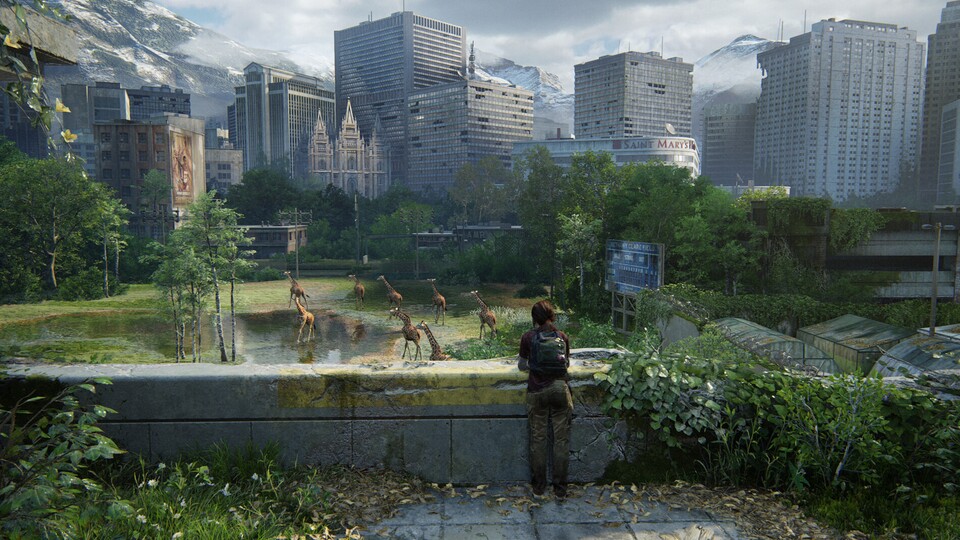 Im Remake sieht die postapokalyptische Welt von The Last of Us gleich nochmal ein ganzes Stück stimmungsvoller aus.