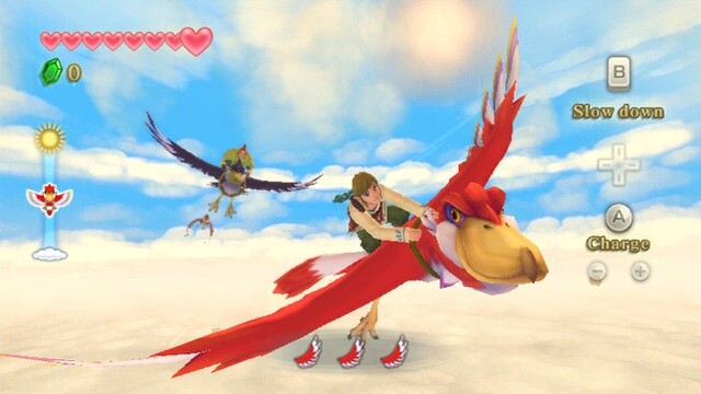 Ente? Pelikan? Irgendwas dazwischen? In Skyward-Sword sind die riesigen Vögel eure Reittiere.