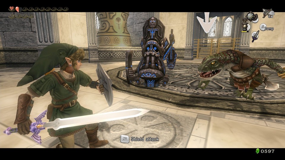 Die Wii-Version machte Link zum Rechtshänder.