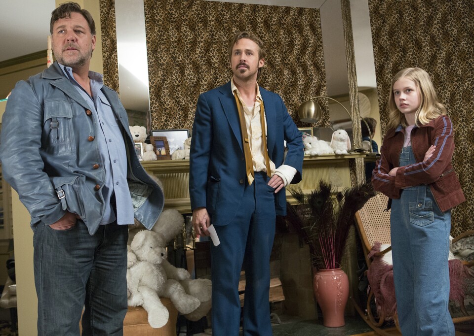 Dreisamkeit statt Zweisamkeit: die Ermittler mit Goslings Filmtochter.