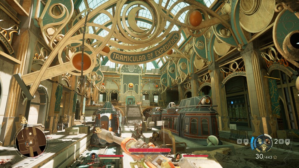 Die verschiedenen Planeten von The Outer Worlds 2 haben abwechslungsreiches Artdesign und fantasievolle Architektur zu bieten.