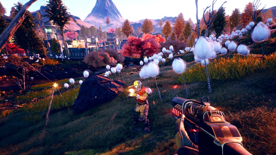 The Outer Worlds schickt uns in große Areale, bietet aber keine Open World.