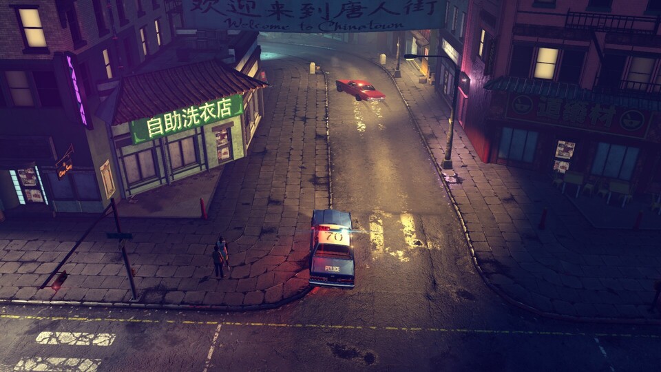 Verfolgungsjagden machen einen großen Teil des Gameplays von The Precinct aus.