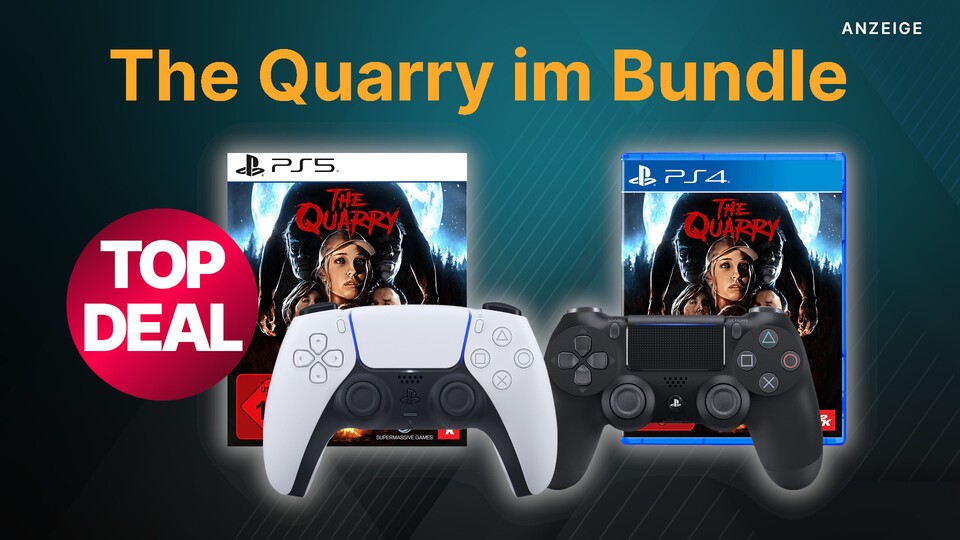 The Quarry gibt es jetzt bei MediaMarkt günstig im Bundle mit dem PS4- oder PS5-Controller von Sony, aber nur für kurze Zeit.