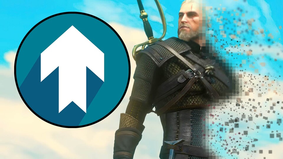 Mit Auto SR löst sich Geralt nicht mehr in niedrigen Auflösungen zu einem absoluten Pixelgewitter auf.