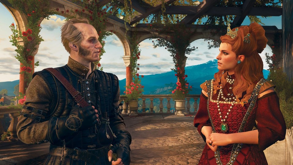Anna Henrietta von Toussaint ist eine großzügige Fürstin und belohnt Geralt für seine Dienste mit einem eigenen Weingut.