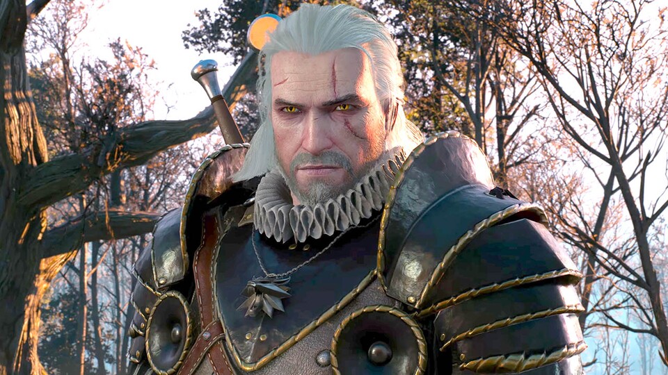 Da hat sich Geralt aber mal richtig rausgeputzt.