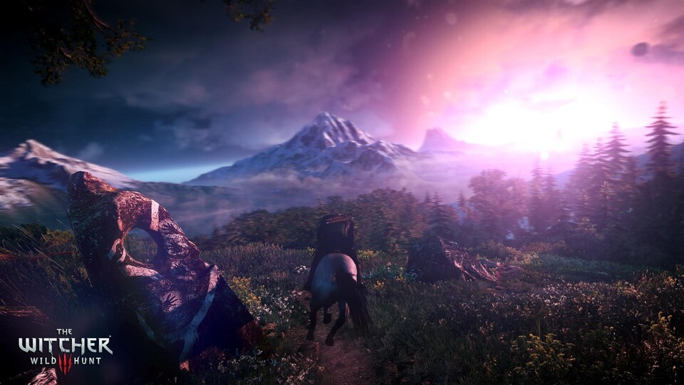 Beim Ausritt sollte Geralt die Augen nach Monsterhöhlen und Nebenquests offenhalten.