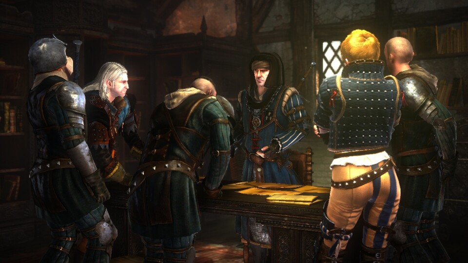 Dank Hauptmann Vernon Roche und seinen Kameraden kann Geralt entkommen.