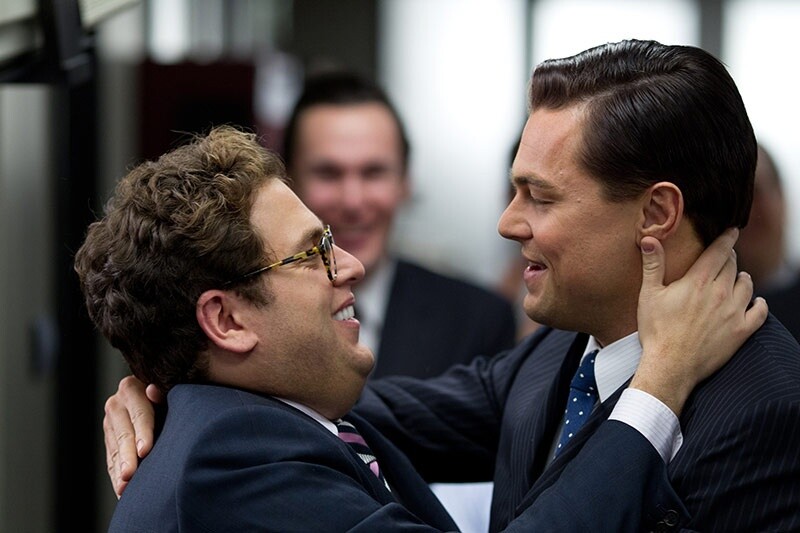 Beste Buddies: Jordan Belfort (Leonardo DiCaprio) und Donnie Azoff (Jonah Hill, links)