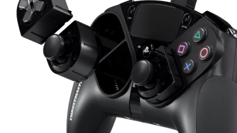 Das signifikanteste Feature des Thrustmaster-Controllers ist seine &quot;Hotswap&quot;-Funktion.