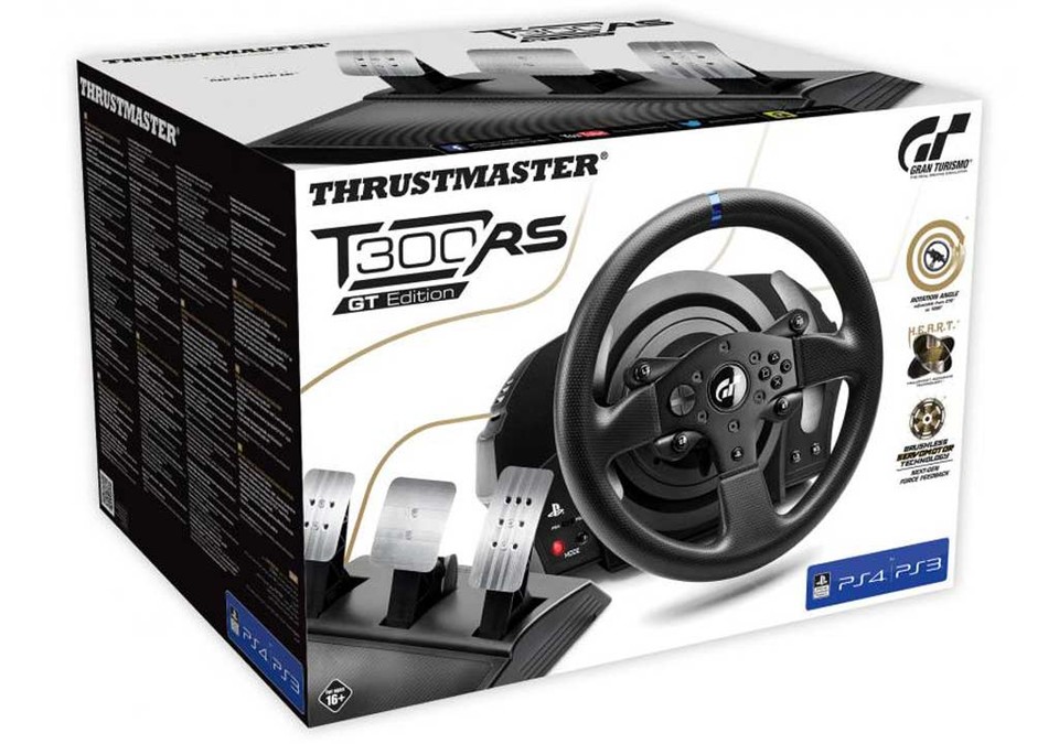Das Thrustmaster T300 RS GT Edition bietet alles, was ein Lenkrad braucht.