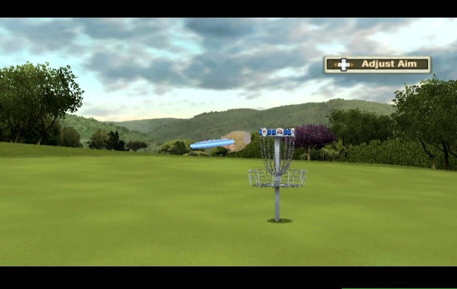 Disc-Golf ist schnell gelernt und mit mehreren Spielern ein großer Partyspaß[Wii]