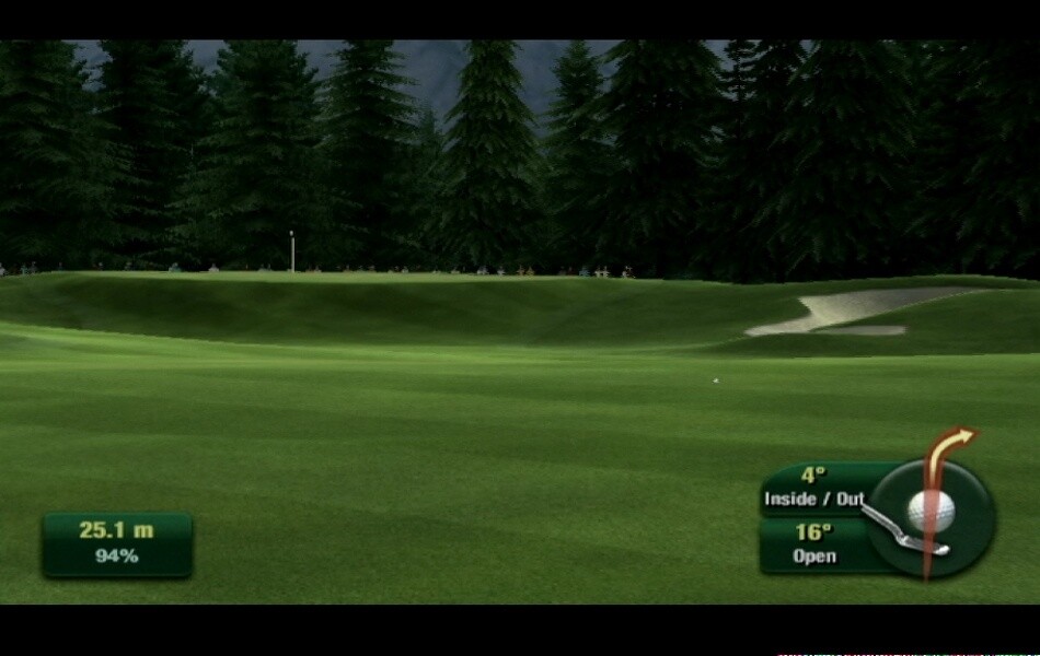 Tiger Woods PGA Tour 11: Wie rechts unten zu erkennen, haben wir diesen Schlag verzogen.