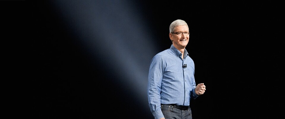 Tim Cook präsentierte auf der Apple-Keynote unter anderem das iPhone 7.